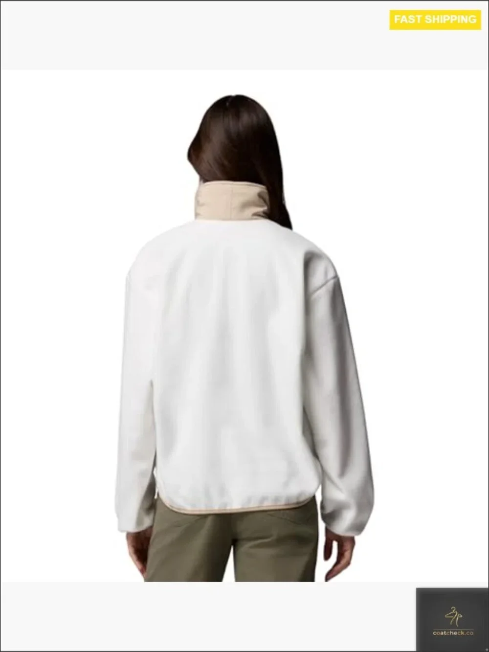 Half Zip Fleece Jacket Pullover Soft Cozy Recycled Polyester Regular Fit